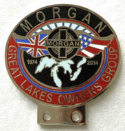 badge Morgan :MOG great Lakes 40th anniversary badge Morgan :MOG great Lakes 40th anniversary
